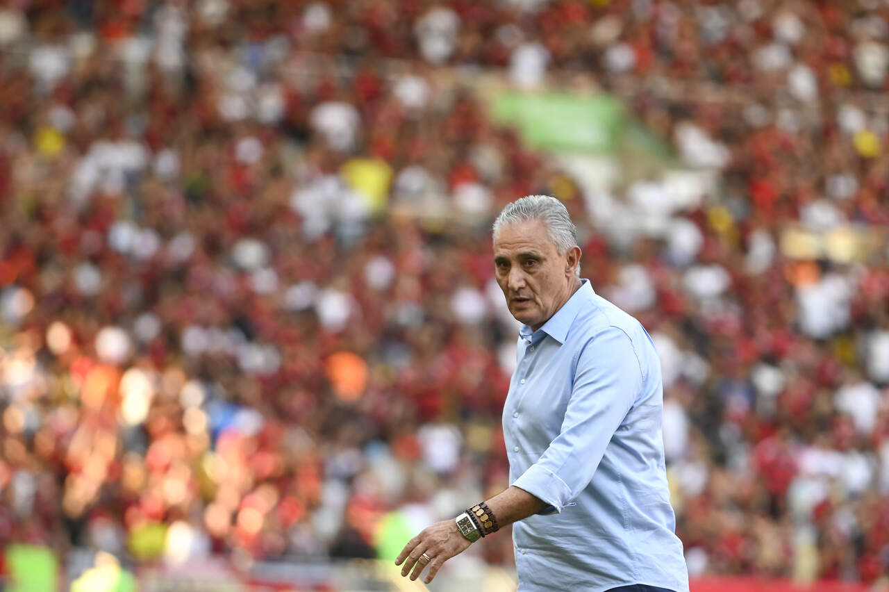 Tite, do Flamengo / Foto: Marcelo Cortes / CRF