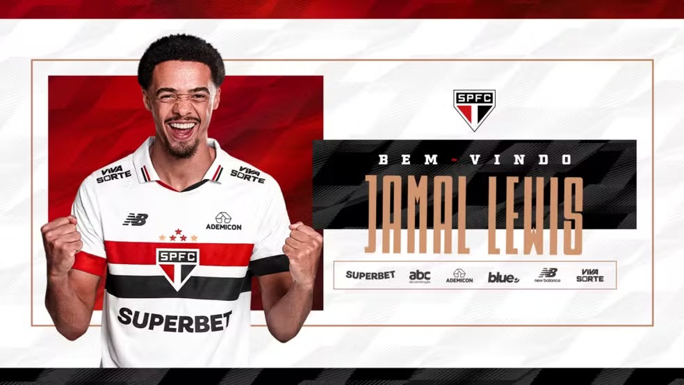 Jamal Lewis (Foto: divulgação São Paulo)