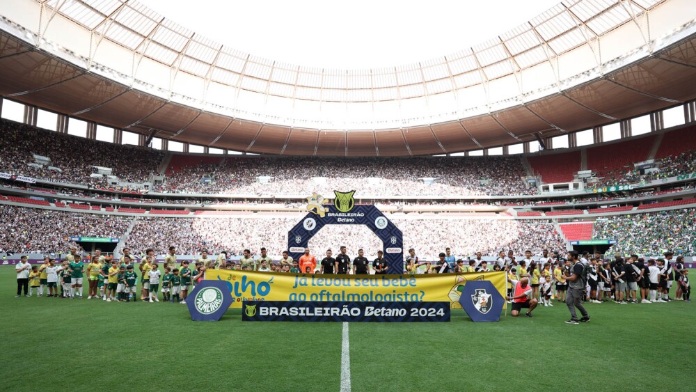 Veja quanto o Vasco faturou no jogo contra o Palmeiras em Brasília