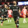 Salah decide, e Liverpool mantém os 100% na Champions