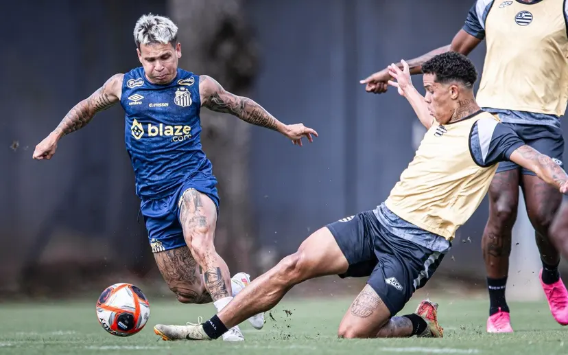 Santos finaliza preparação para estreia contra o Mirassol pelo Paulistão