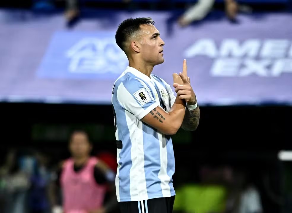 Lautaro é cortado de partida contra o Brasil
