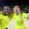 Brasil goleia a Espanha, avança à semifinal e segue na busca pelo hepta no Mundial de Beach Soccer