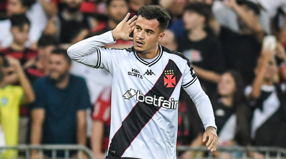 Vasco mantém otimismo por permanência de Philippe Coutinho e aposta em vínculo afetivo