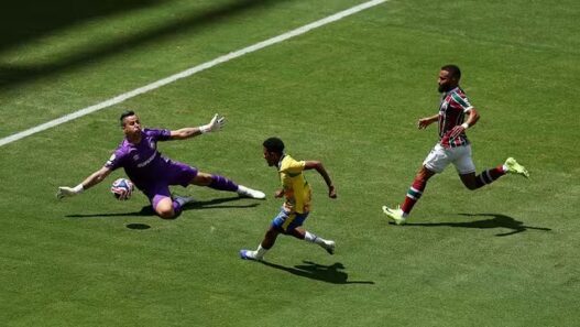 Fluminense sofre, mas avança e espera adversário