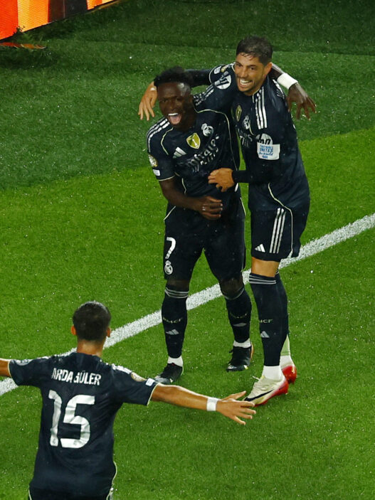 Vini Jr brilha, Real vence e avança em primeiro no seu grupo na Copa de Clubes