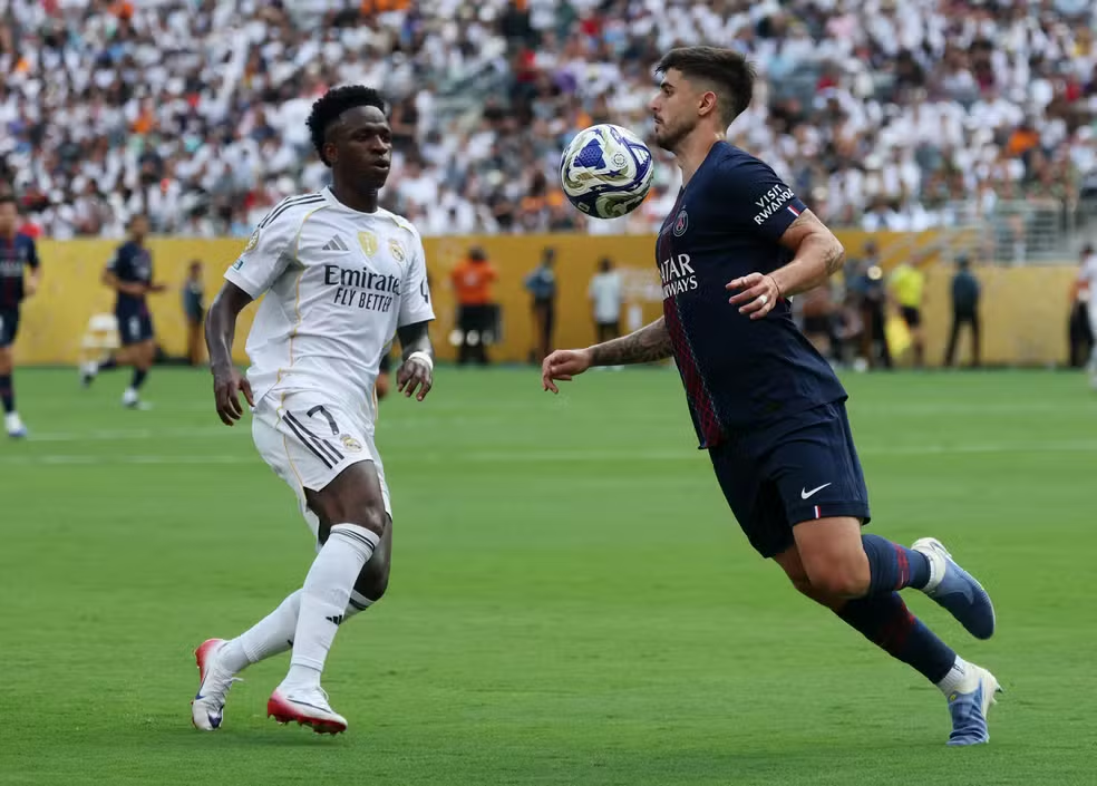 Vini Jr. é criticado por postura durante eliminação do Real Madrid no Mundial de Clubes