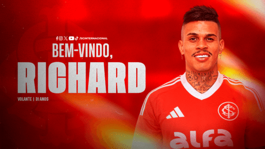 Internacional surpreende e anuncia contratação do volante Richard