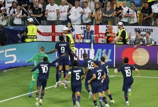 PSG bate o Tottenham e conquista Supercopa da Europa