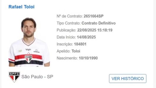 Crespo ganha reforço de zagueiro no São Paulo
