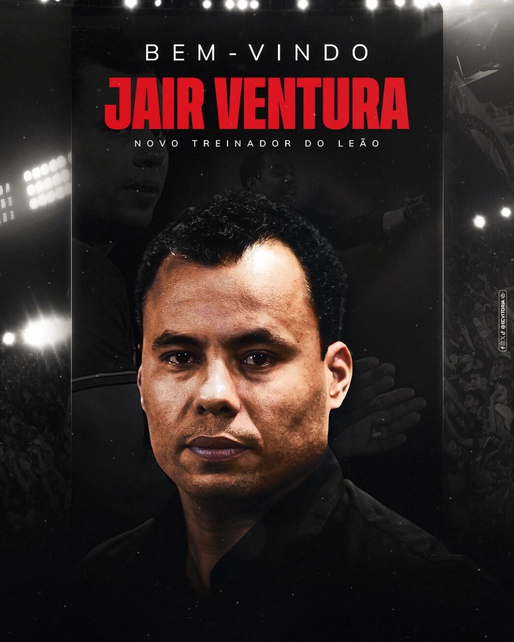Vitória anuncia Jair Ventura para reagir na reta final da temporada