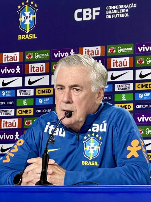 Ancelotti mantém esquema ofensivo no Brasil contra o Chile no Maracanã