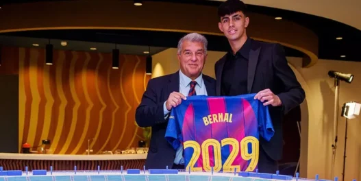 Barcelona renova com jovem até 2029 e fixa multa em 500 milhões de euros
