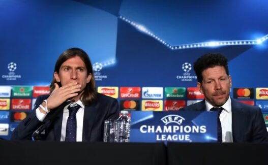 Simeone afirma que vai torcer pelo Racing contra o Flamengo, de Filipe Luís