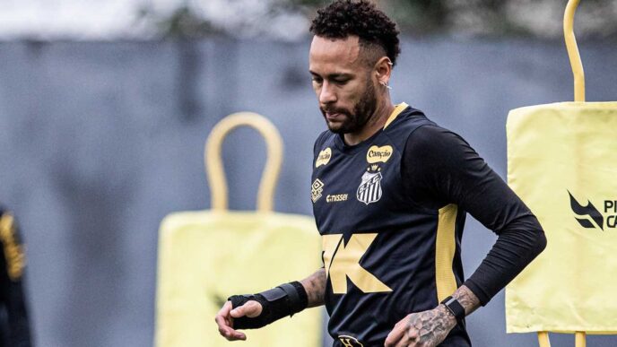 Neymar será relacionado para jogo decisivo do Santos