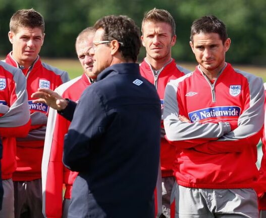 Gerrard revela rivalidades na seleção da Inglaterra em sua época