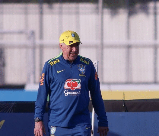 Ancelotti define escalação da Seleção Brasileira para amistoso contra a Coreia do Sul