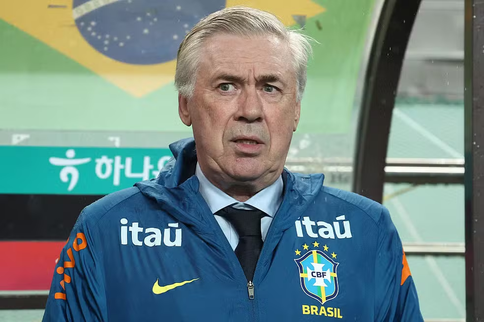 Dados do R10: Ancelotti iguala recorde defensivo de Tite em início pela Seleção Brasileira