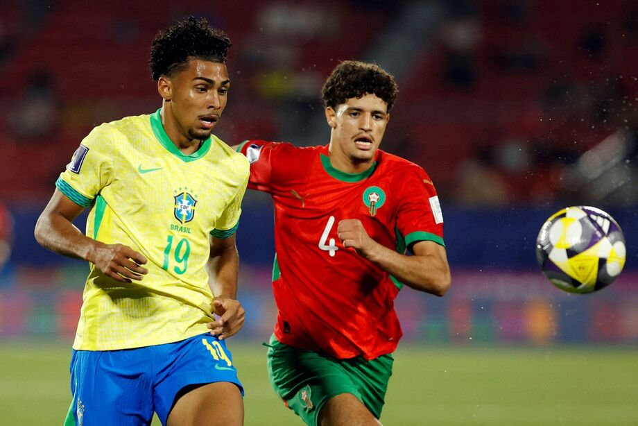 Brasil perde para Marrocos e agora faz contas no Mundial Sub-20