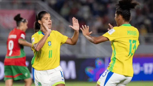 Brasil estreia com vitória no Mundial Feminino Sub-17 ao vencer o Marrocos por 3 a 0