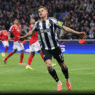 Newcastle domina e goleia o Benfica na Champions