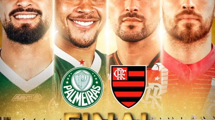 Conmebol define horário da final entre Palmeiras e Flamengo