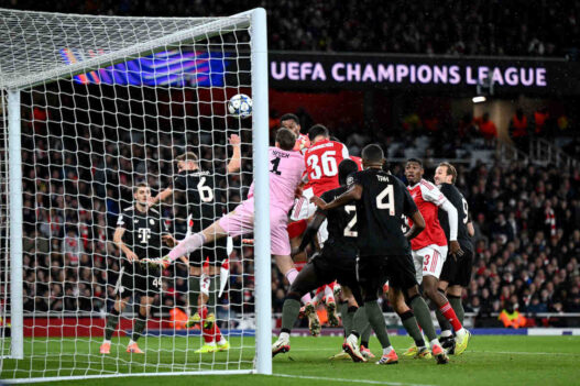 Arsenal vence o Bayern com gol de Gabriel Martinelli e lidera na Champions
