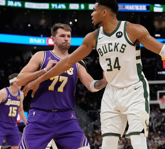 Luka Doncic brilha novamente, Lakers superam desfalques e vencem os Bucks fora de casa