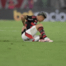 Flamengo tem cinco desfalques no departamento médico para encarar o São Paulo na Vila Belmiro