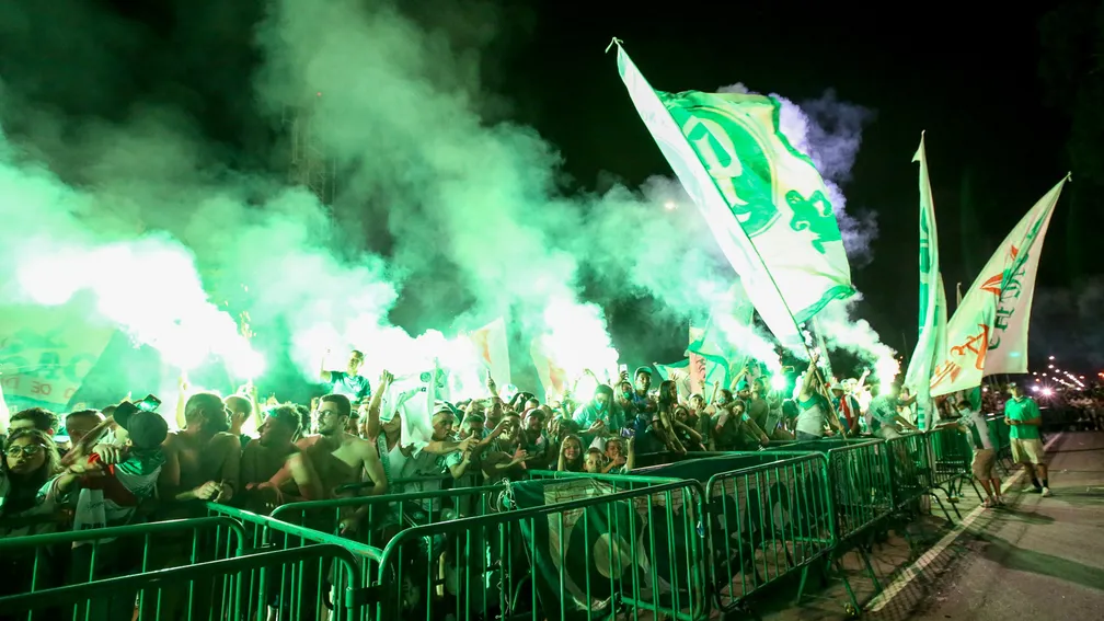 Palmeiras terá grande festa da torcida no domingo antes da viagem para a final da Libertadores