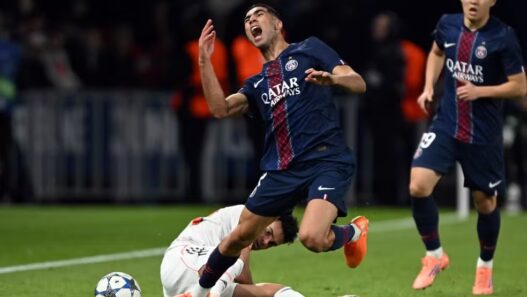 Hakimi está fora de eventual final de PSG x Flamengo, no Mundial