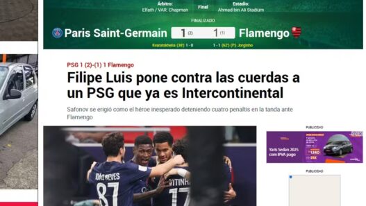 Flamengo é enaltecido pela imprensa internacional mesmo com vice mundial