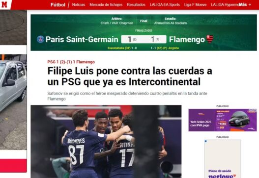 Flamengo é enaltecido pela imprensa internacional mesmo com vice mundial