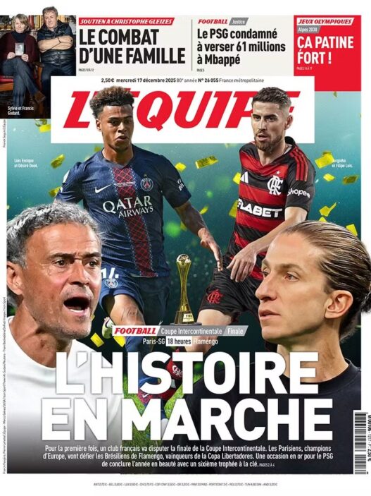 Jornal destaca chance única para o PSG contra o Flamengo