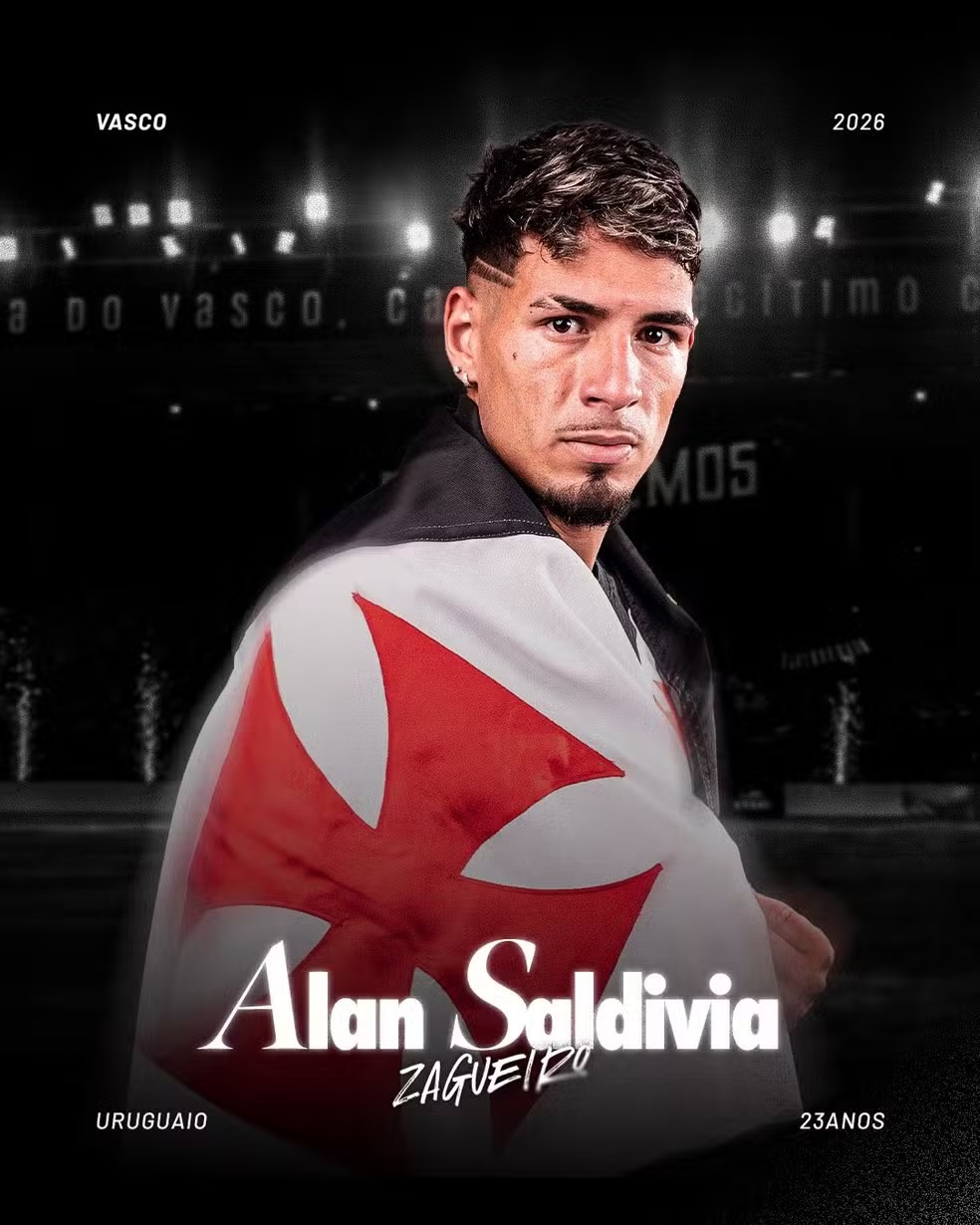 Vasco anuncia a contratação do defensor Alan Saldivia