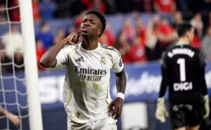 Vini Jr iguala número de gols de Ronaldinho em LaLiga