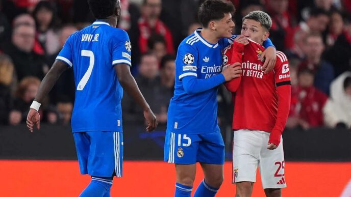 Prestianni teria afirmado ao elenco que chamou Vini Jr. de “mono”; Benfica nega insulto racista