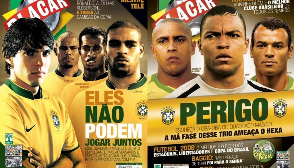 Brasil 2006: revista Placar previu o fiasco na Copa do Mundo através de suas capas