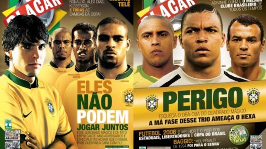 Brasil 2006: revista Placar previu o fiasco na Copa do Mundo através de suas capas