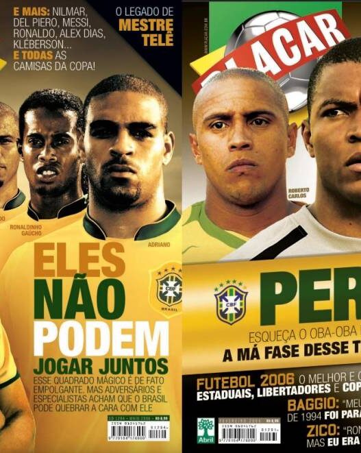 Brasil 2006: revista Placar previu o fiasco na Copa do Mundo através de suas capas