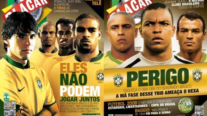 Brasil 2006: revista Placar previu o fiasco na Copa do Mundo através de suas capas