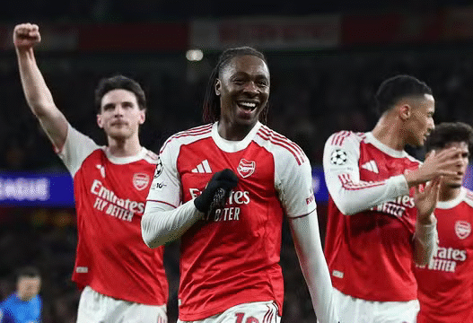 Eze e Rice marcam golaços e Arsenal despacha o Bayer na Champions