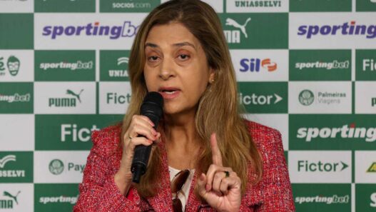 Leila, do Palmeiras, rebate dirigente do São Paulo: "Se sou eu, vão dizer que sou histérica"