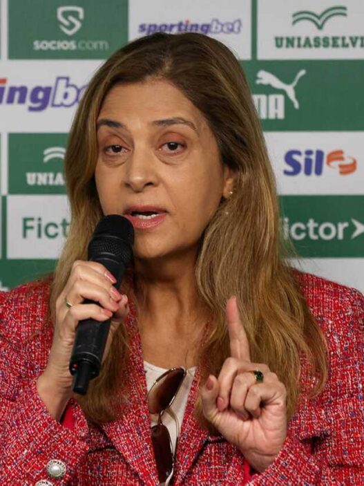 Leila, do Palmeiras, rebate dirigente do São Paulo: "Se sou eu, vão dizer que sou histérica"