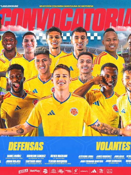 Com destaques do futebol brasileiro, Colômbia faz convocação para jogos amistosos antes da Copa