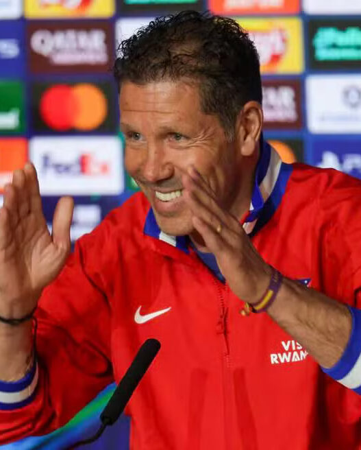 Simeone tira a pressão do Atlético antes de semifinal contra o Arsenal