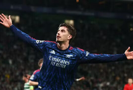 Martinelli brilha com jogada, Kai decide, e Arsenal bate o Sporting na Champions