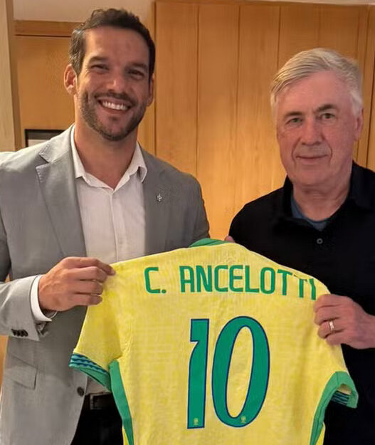 CBF pretende renovar com Ancelotti antes de convocação final para a Copa do Mundo