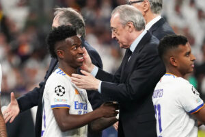 Vini Jr recebe blindagem de Florentino no Real Madrid: “Deixem comigo”