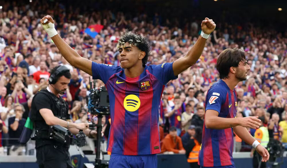 Yamal, do Barcelona, provoca Simeone: "Me coloque no um a um contra um jogador dele"